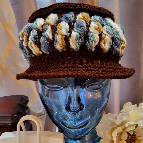 Crochet Hat with Brim - Picture 1 of 1